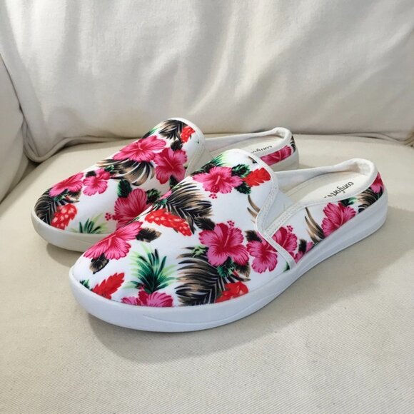 Comfortview Camellia Slide-On Mule Sneakers - Picture 1 of 7